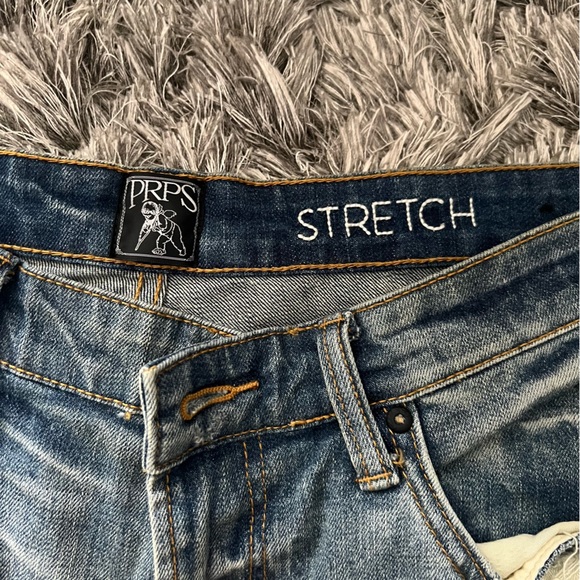 Prps Alaia - Le Sabre Stretch Denim Blue Men's Jeans - Picture 13 of 15